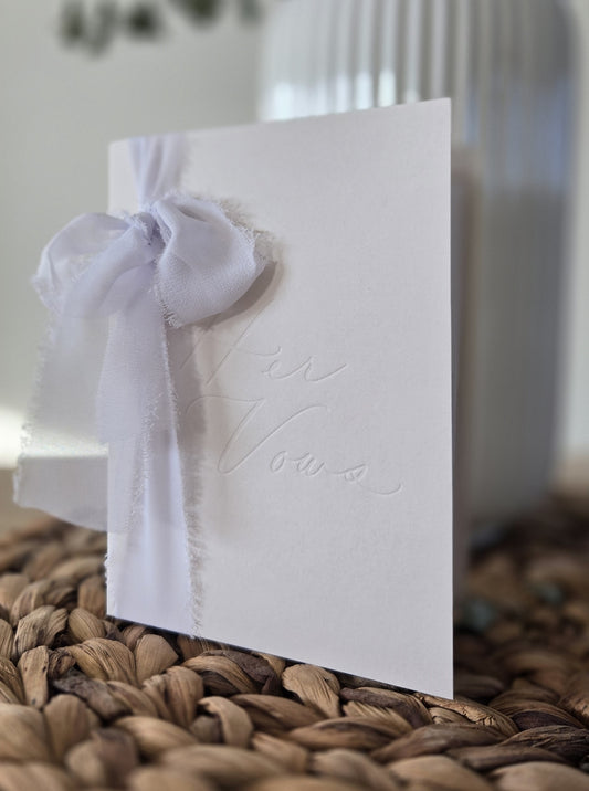 His and Hers Vow Books